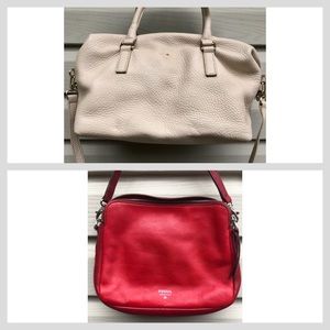 Kate Spade and Fossil purses (moving out sale)